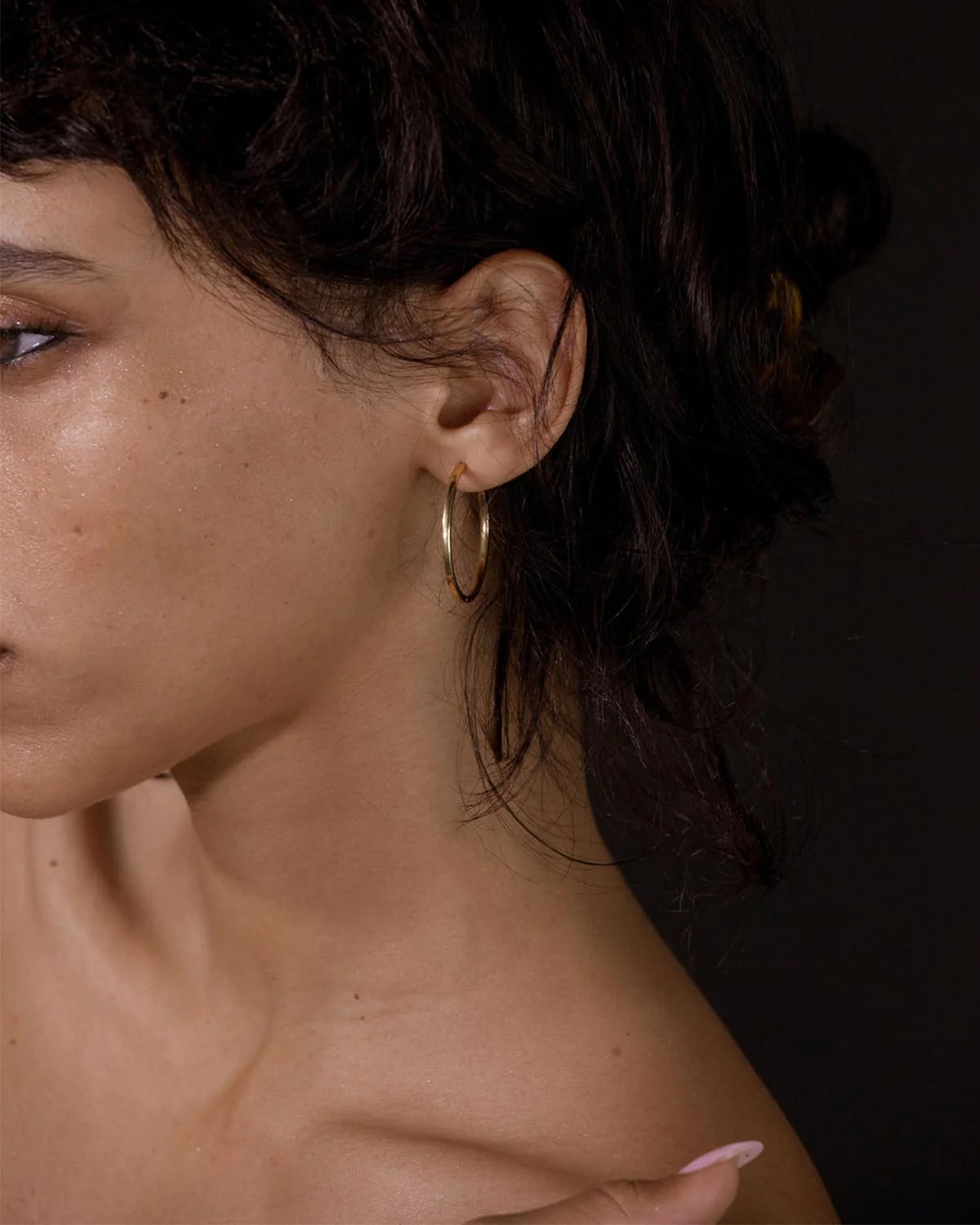 30mm Sleeper Hoops | 9k Solid Gold - Image 11