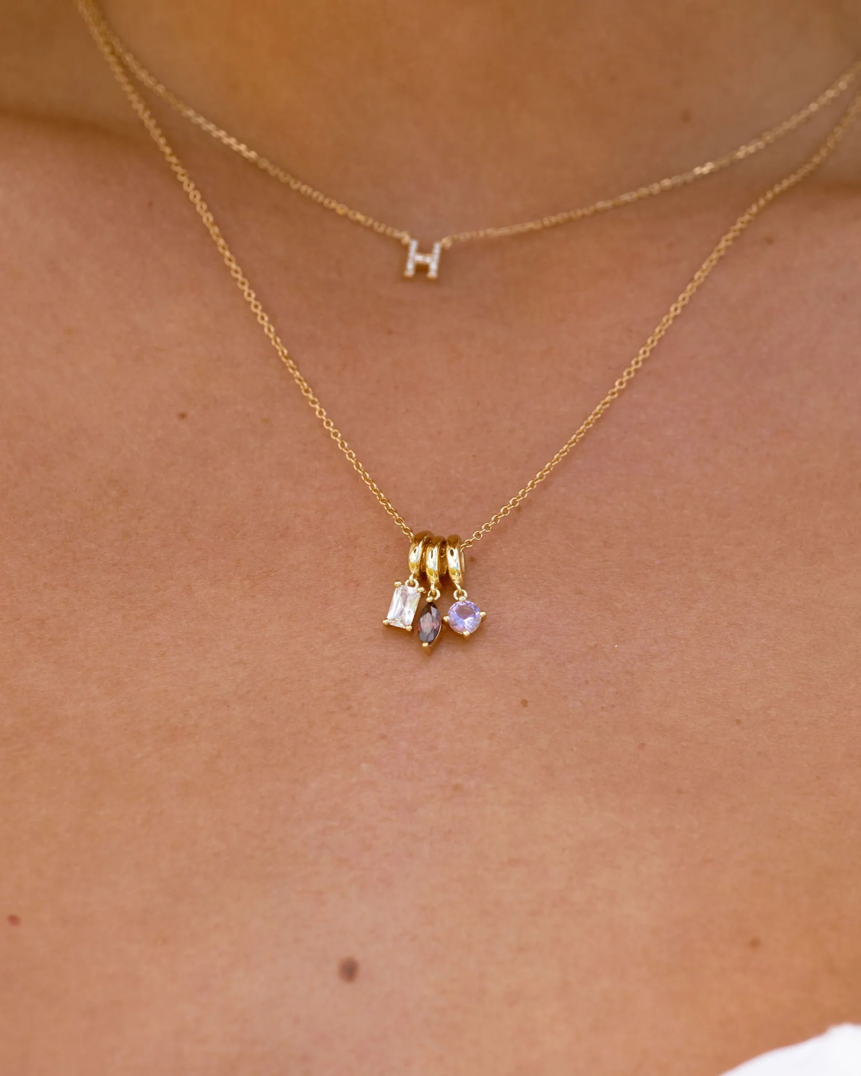 Birthstone Charm Custom Necklace - Image 7