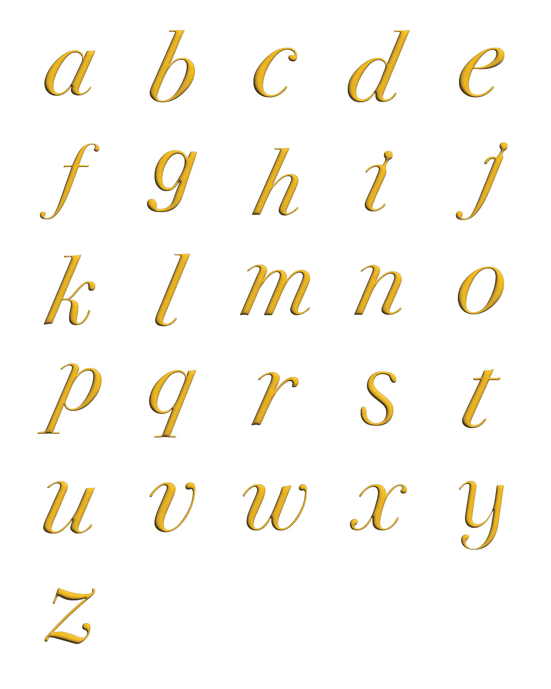 Cursive Nameplate Necklace | 9K Solid Gold - Image 4