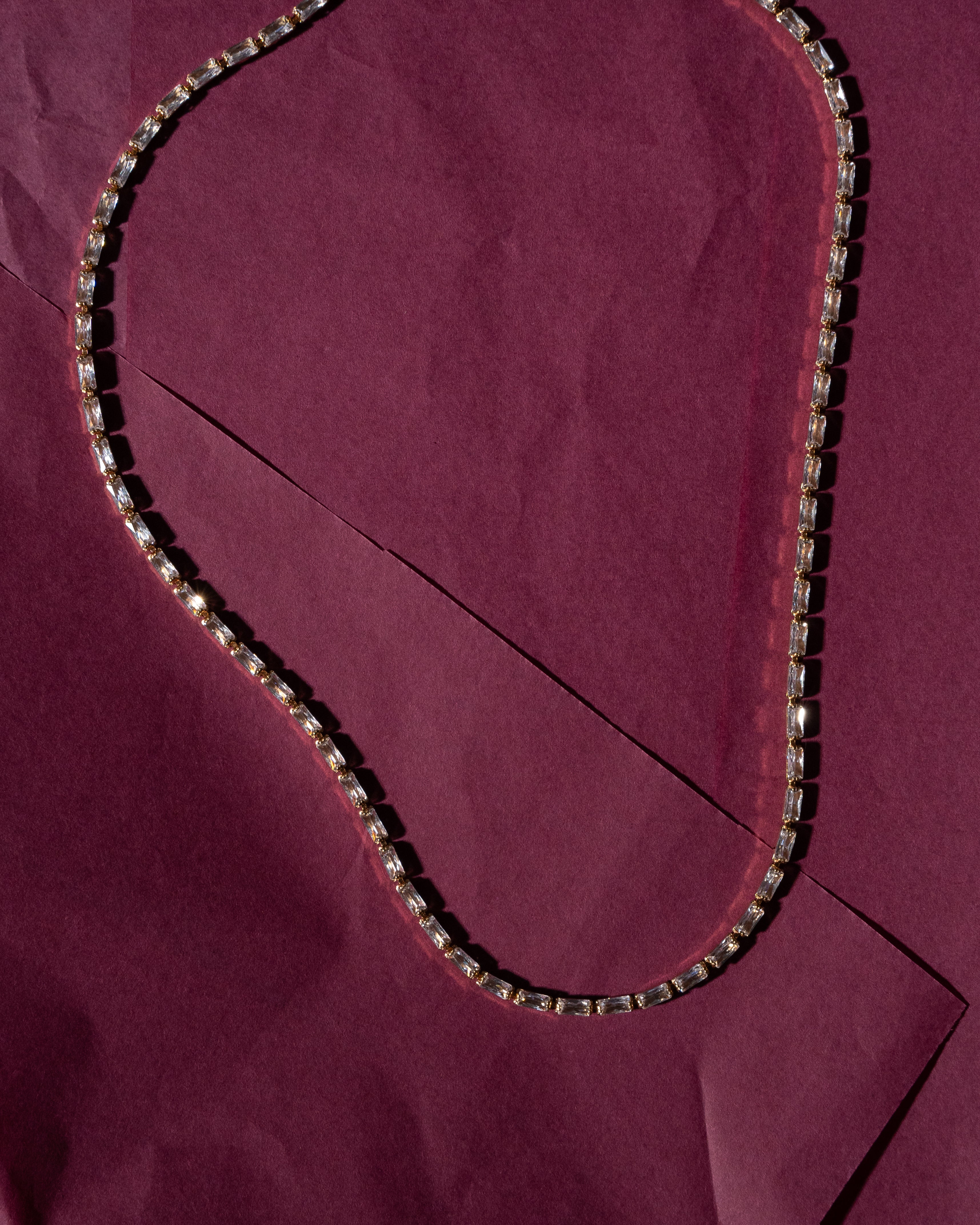 Emerald Tennis Necklace - Image 4