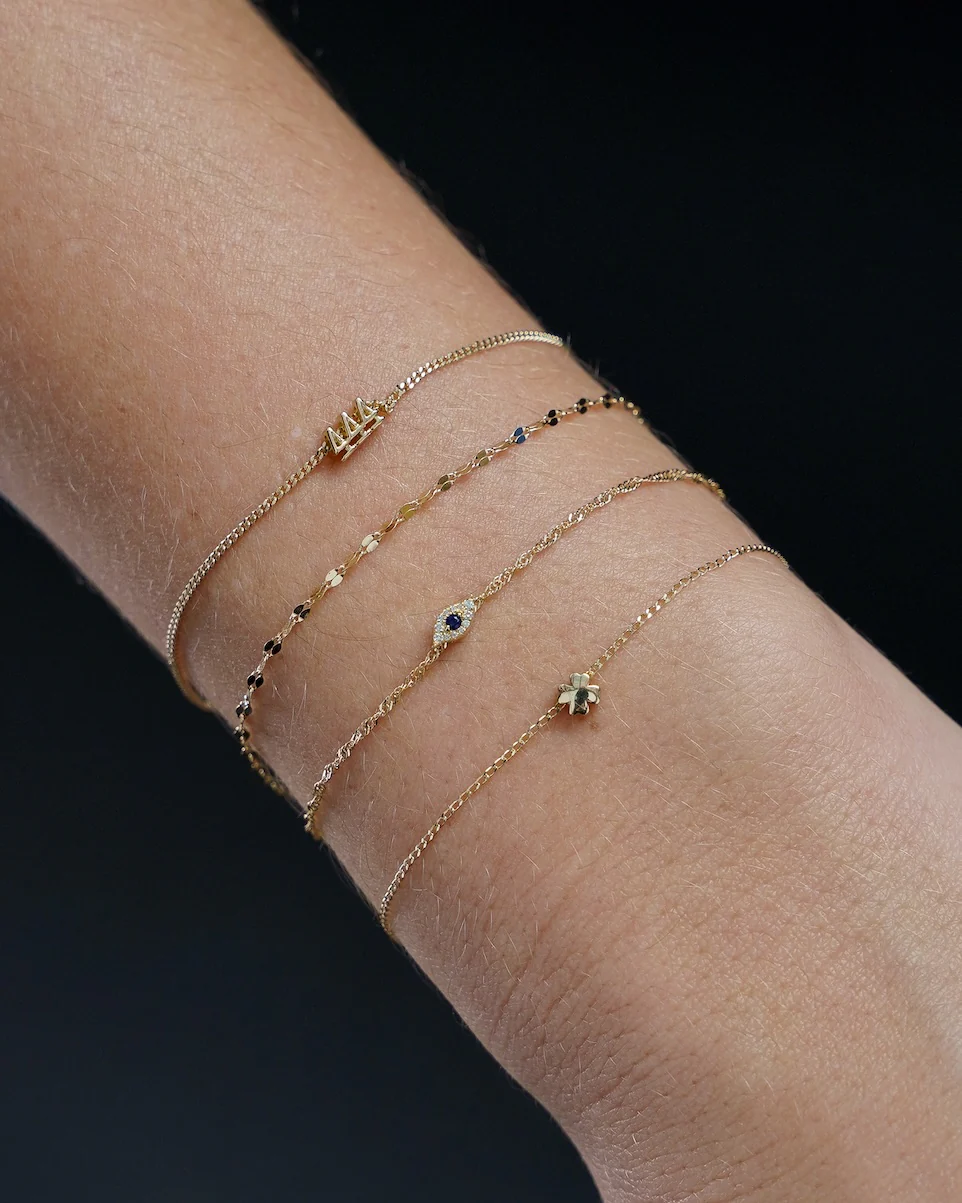 Permanent Jewellery Diamond Evil Eye Bead - Image 3