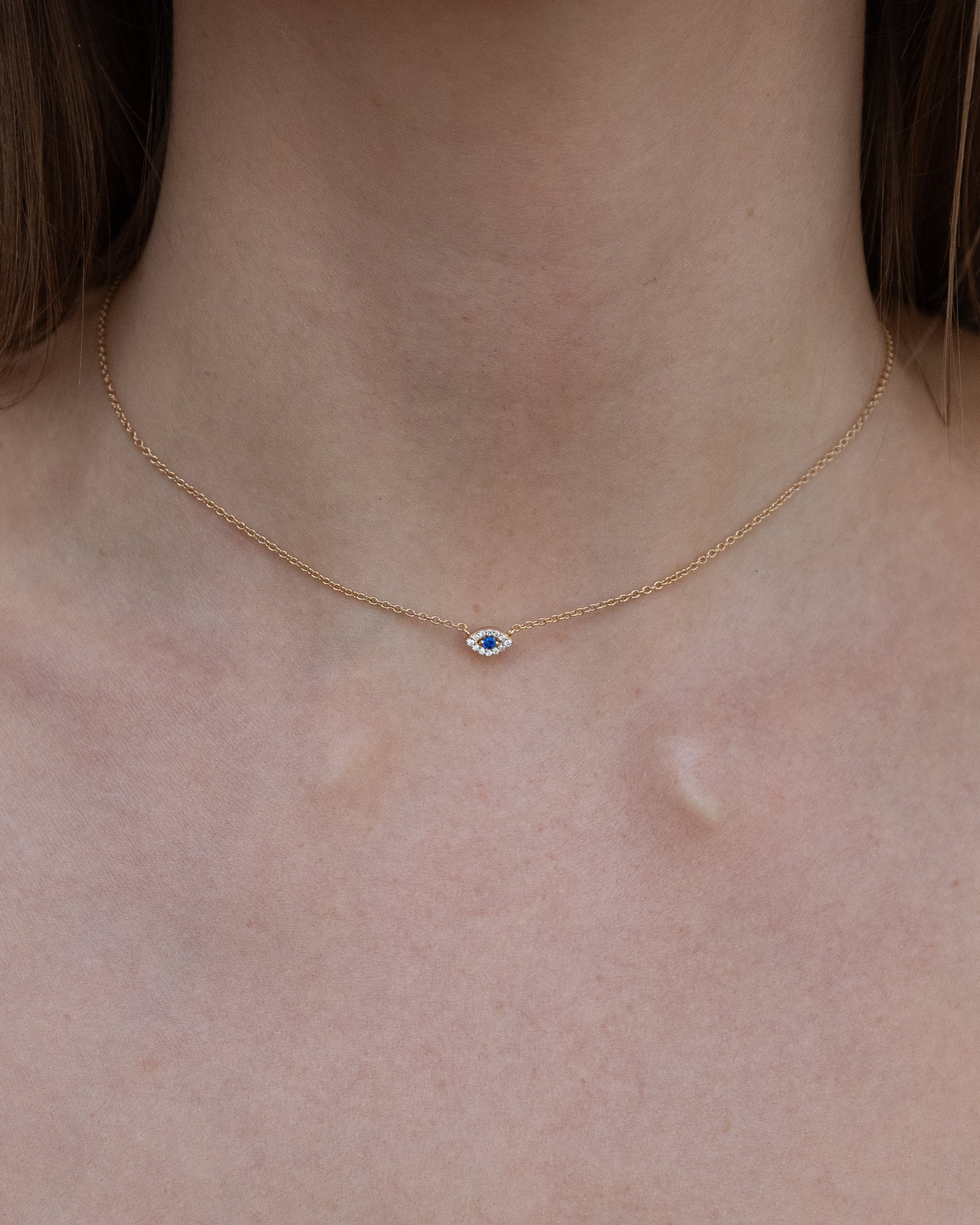 Pavé Evil Eye Necklace - Image 10