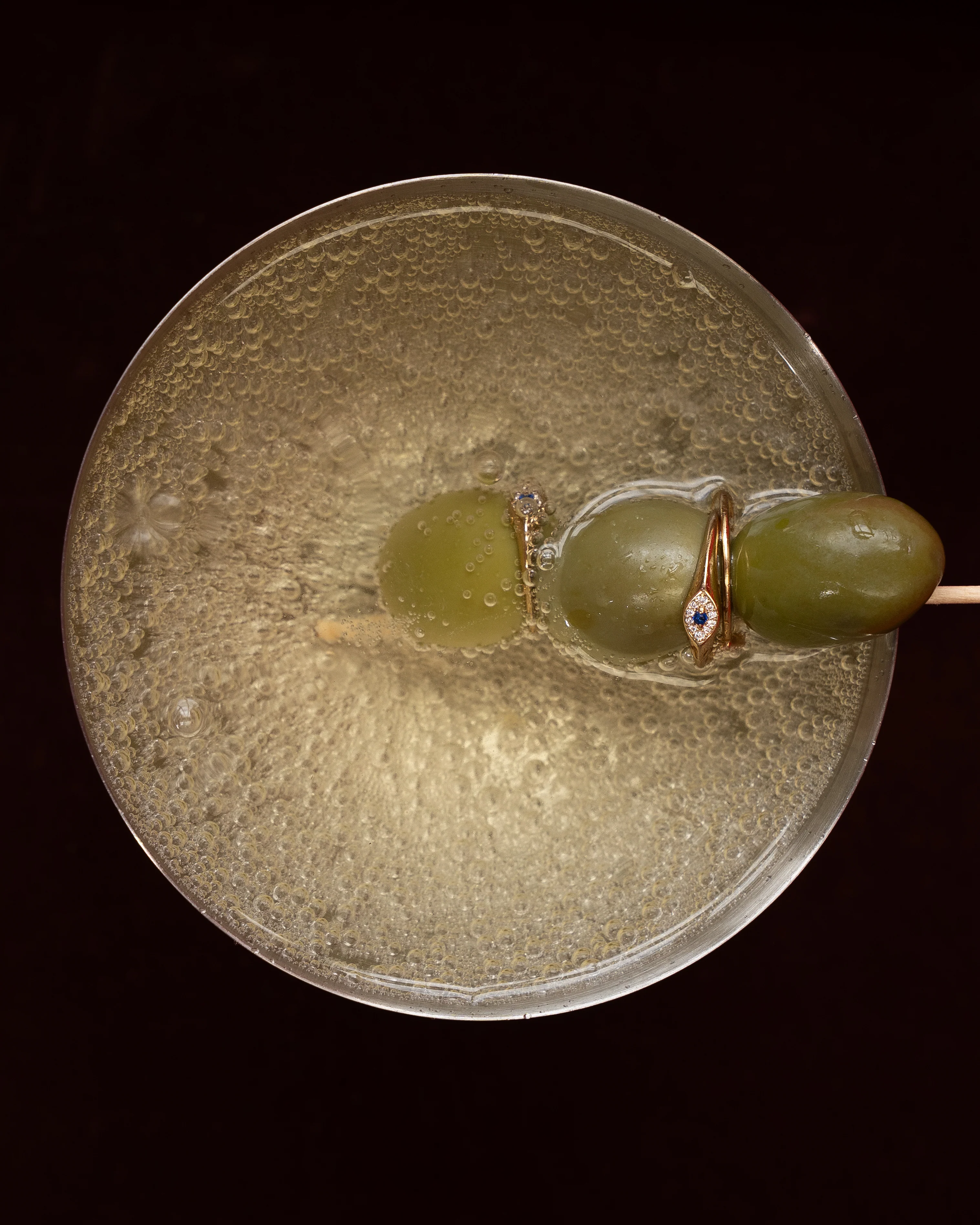 Evil Eye Signet Ring Lab Grown Diamond | 9k Solid Gold - Image 3