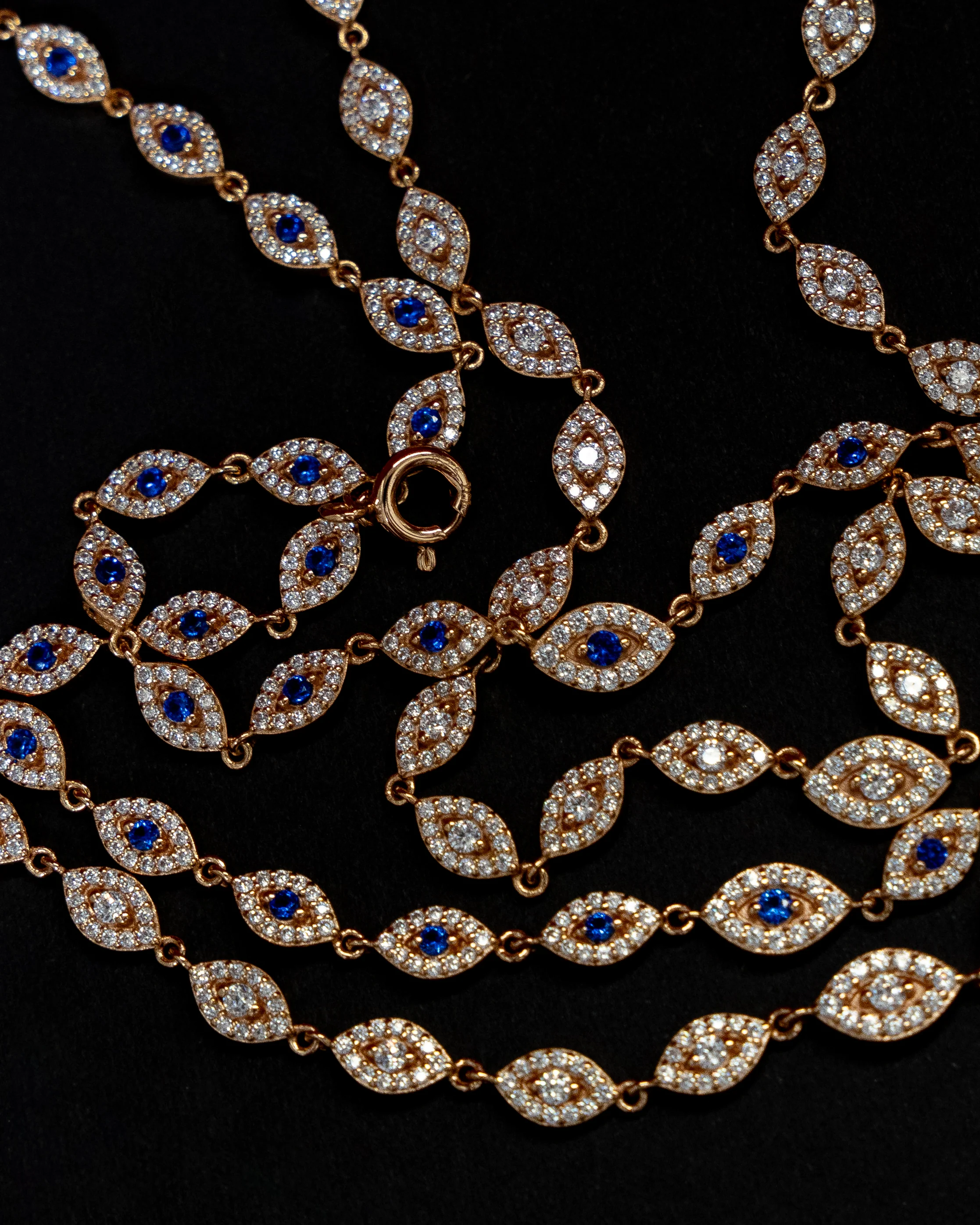 Evil Eye Tennis Bracelet | Blue - Image 6