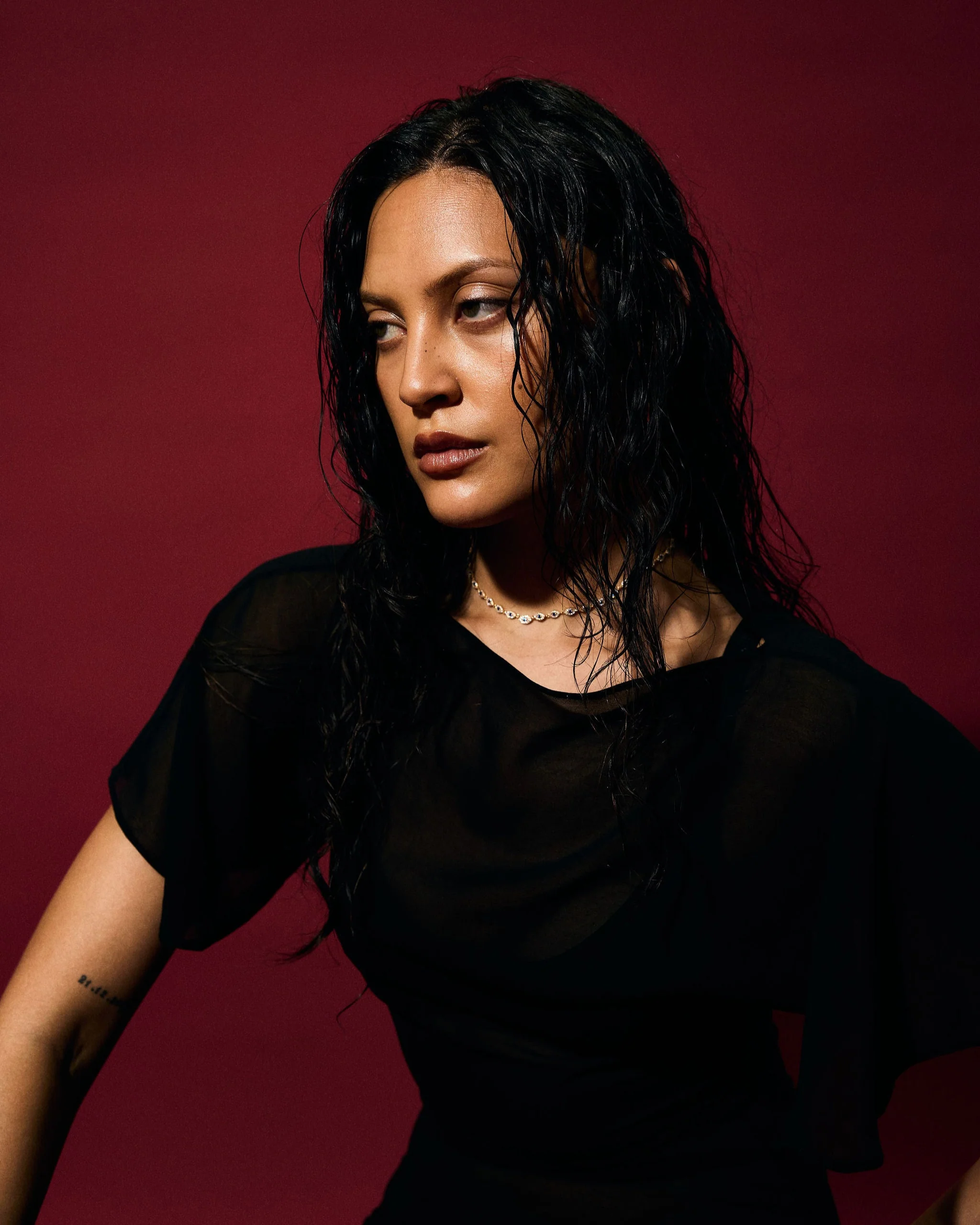 Evil Eye Tennis Necklace | Clarity - Image 5