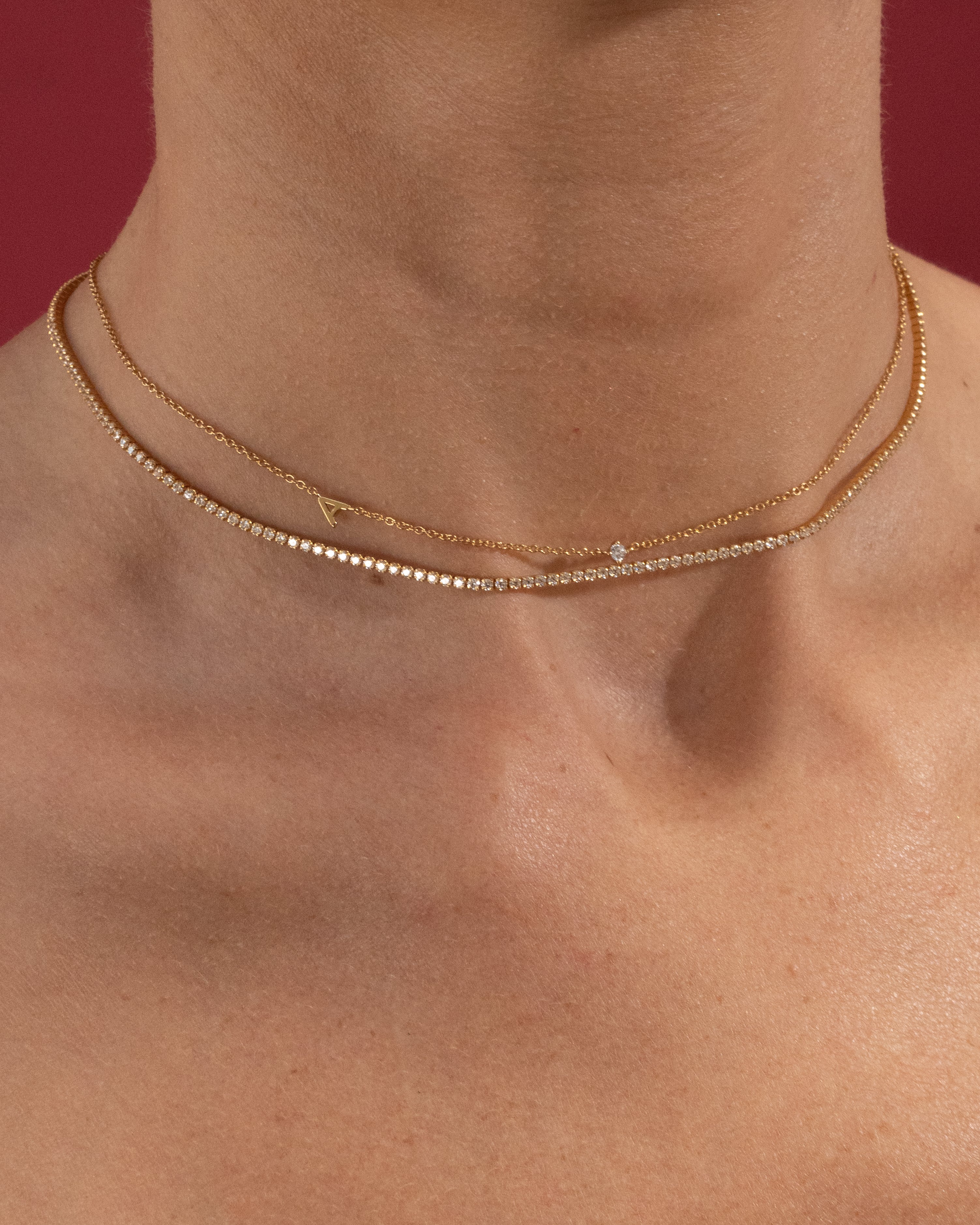 Fine Tennis Necklace - Image 10