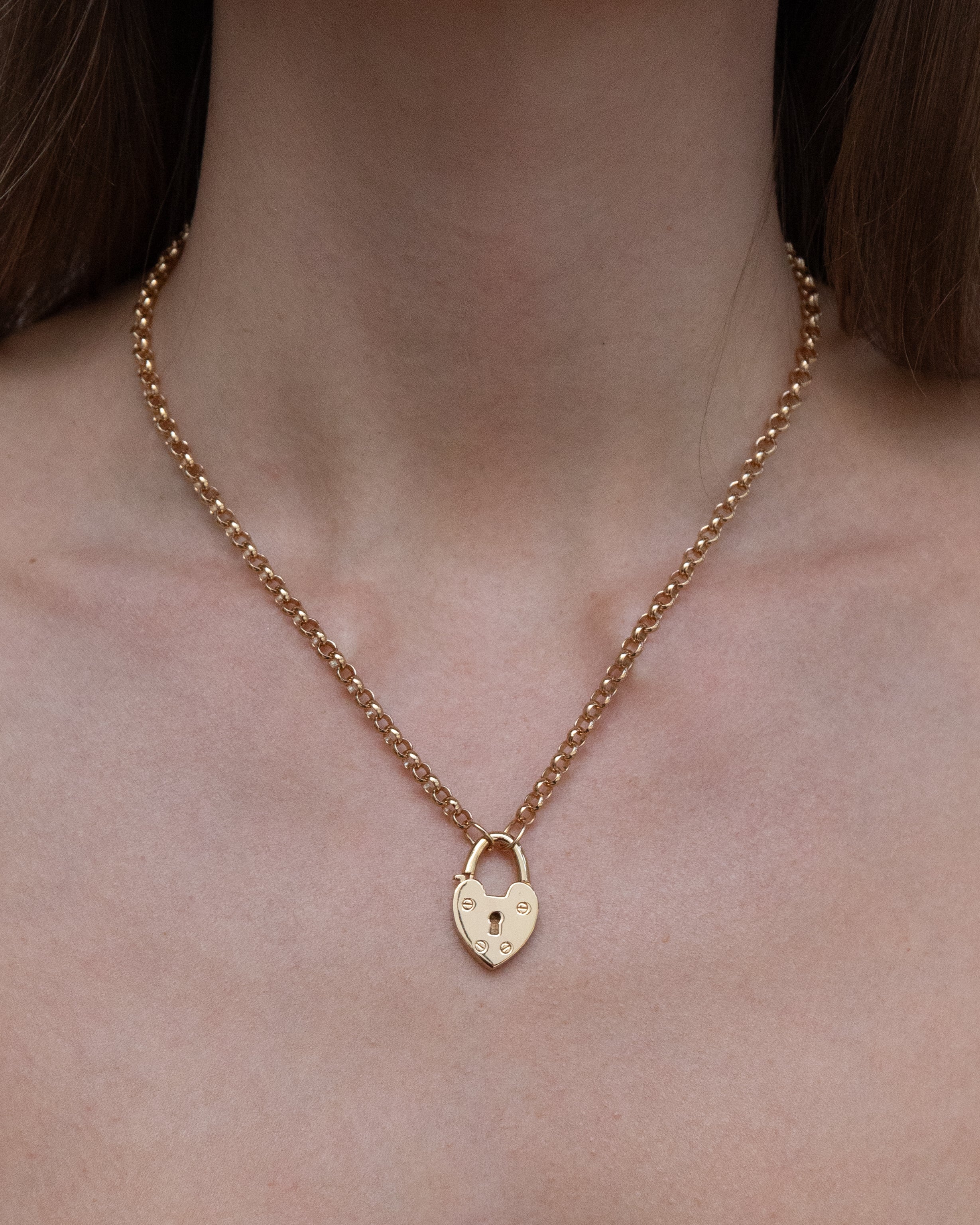 Heart Museum Lock Necklace - Image 9