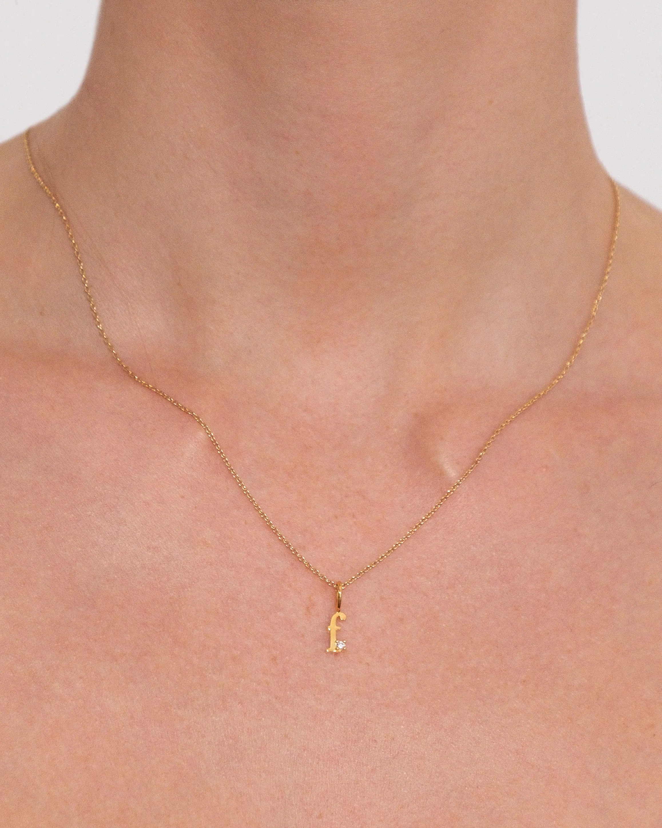 Letter Pendant |  Recycled 14k Gold Vermeil - Image 12