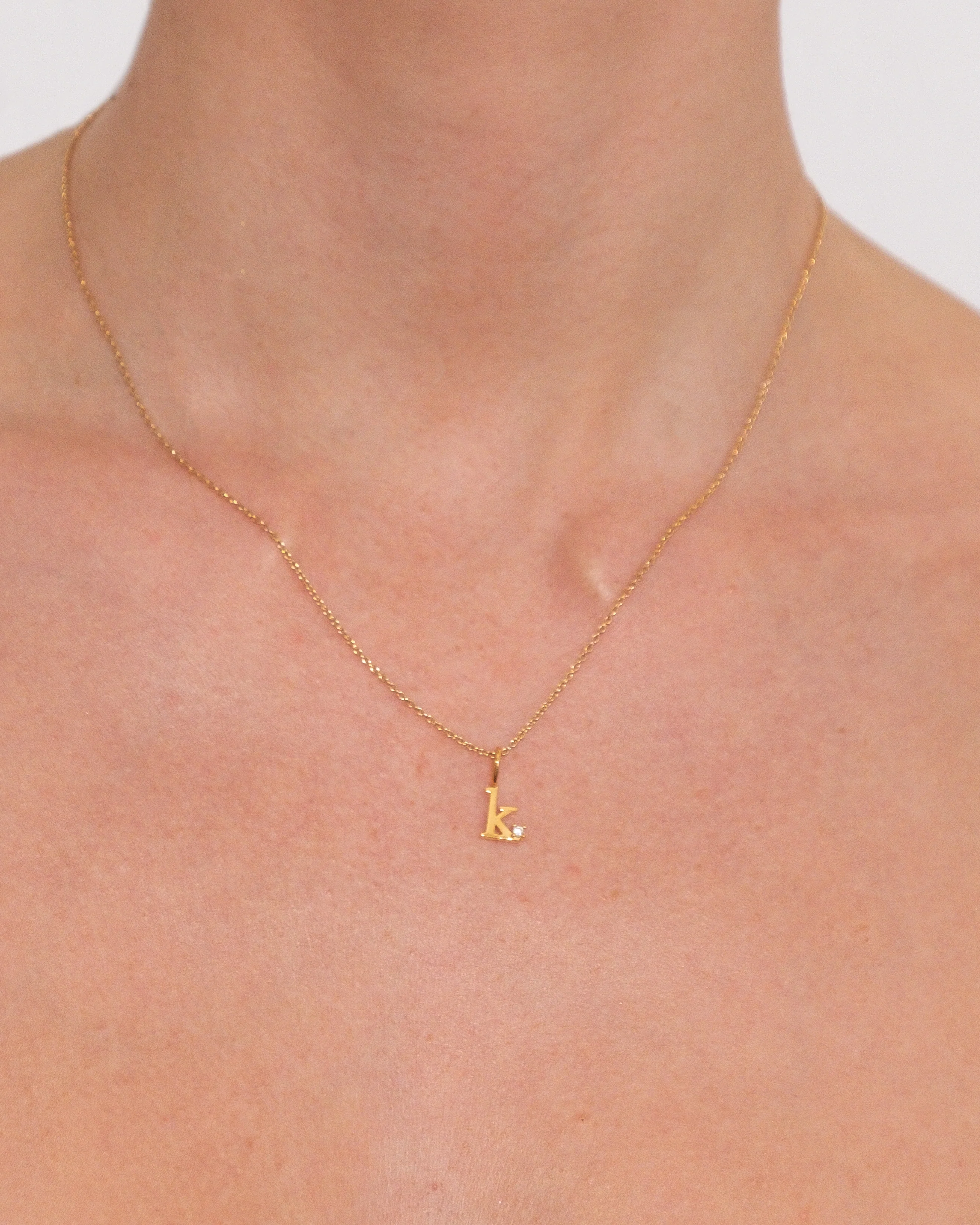 Letter Pendant |  Recycled 14k Gold Vermeil - Image 17