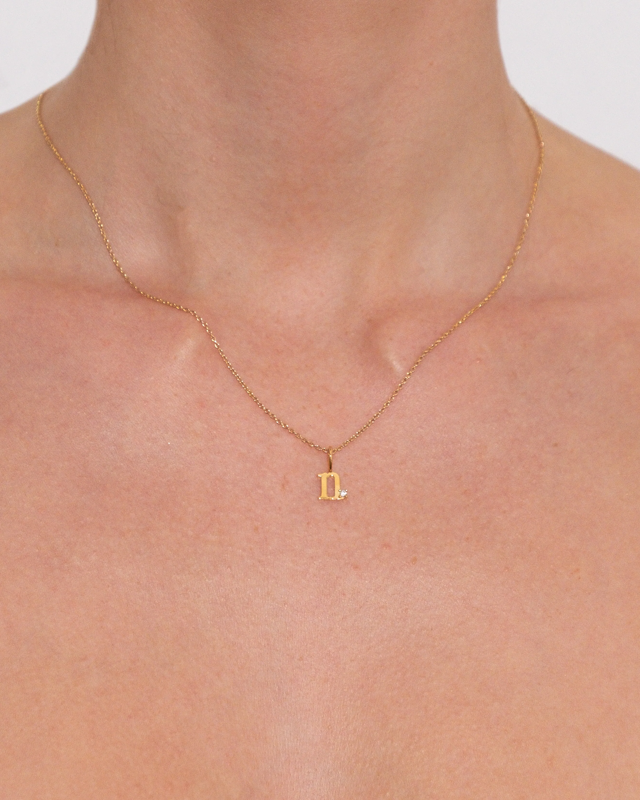 Letter Pendant |  Recycled 14k Gold Vermeil - Image 20