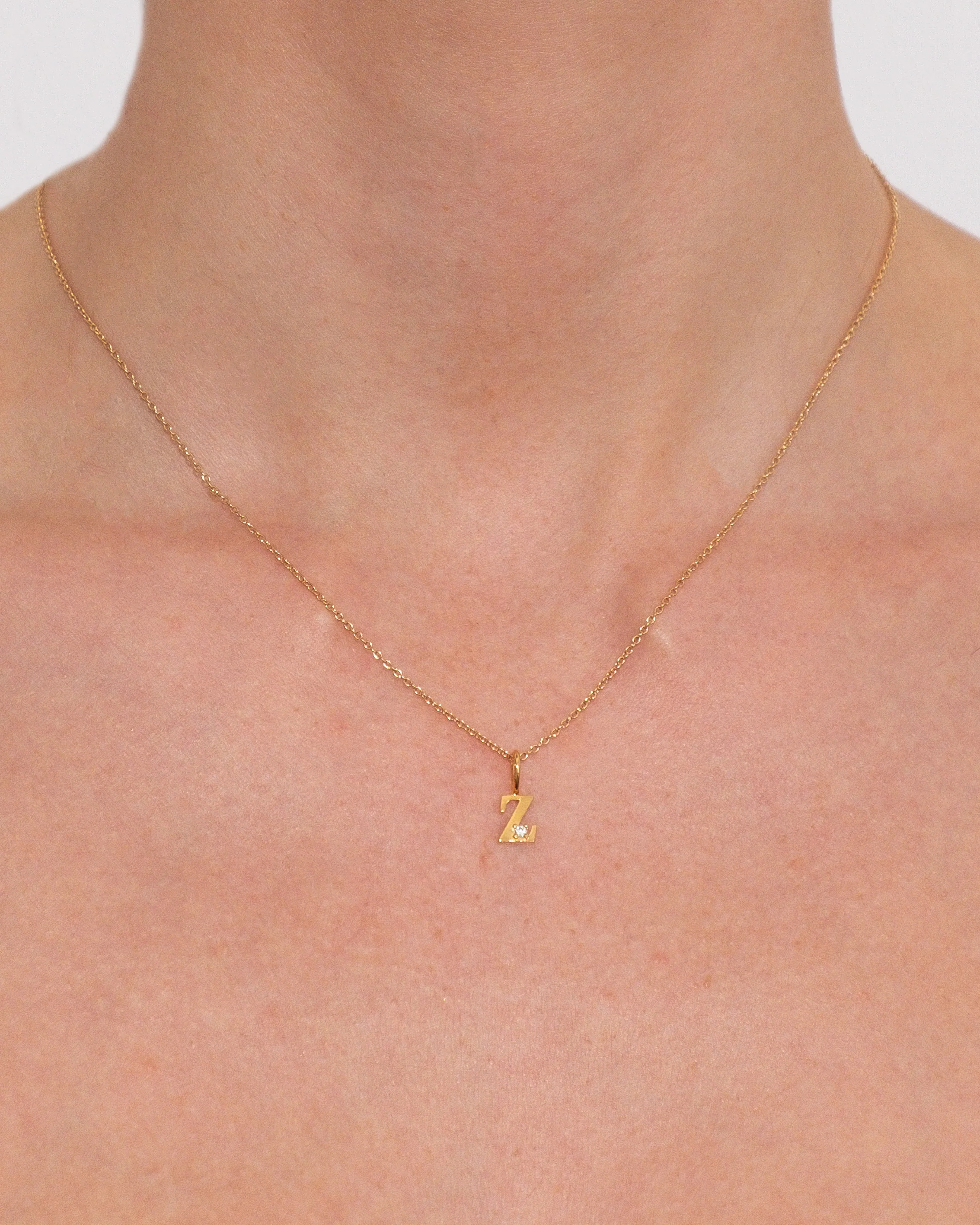 Letter Pendant |  Recycled 14k Gold Vermeil - Image 33