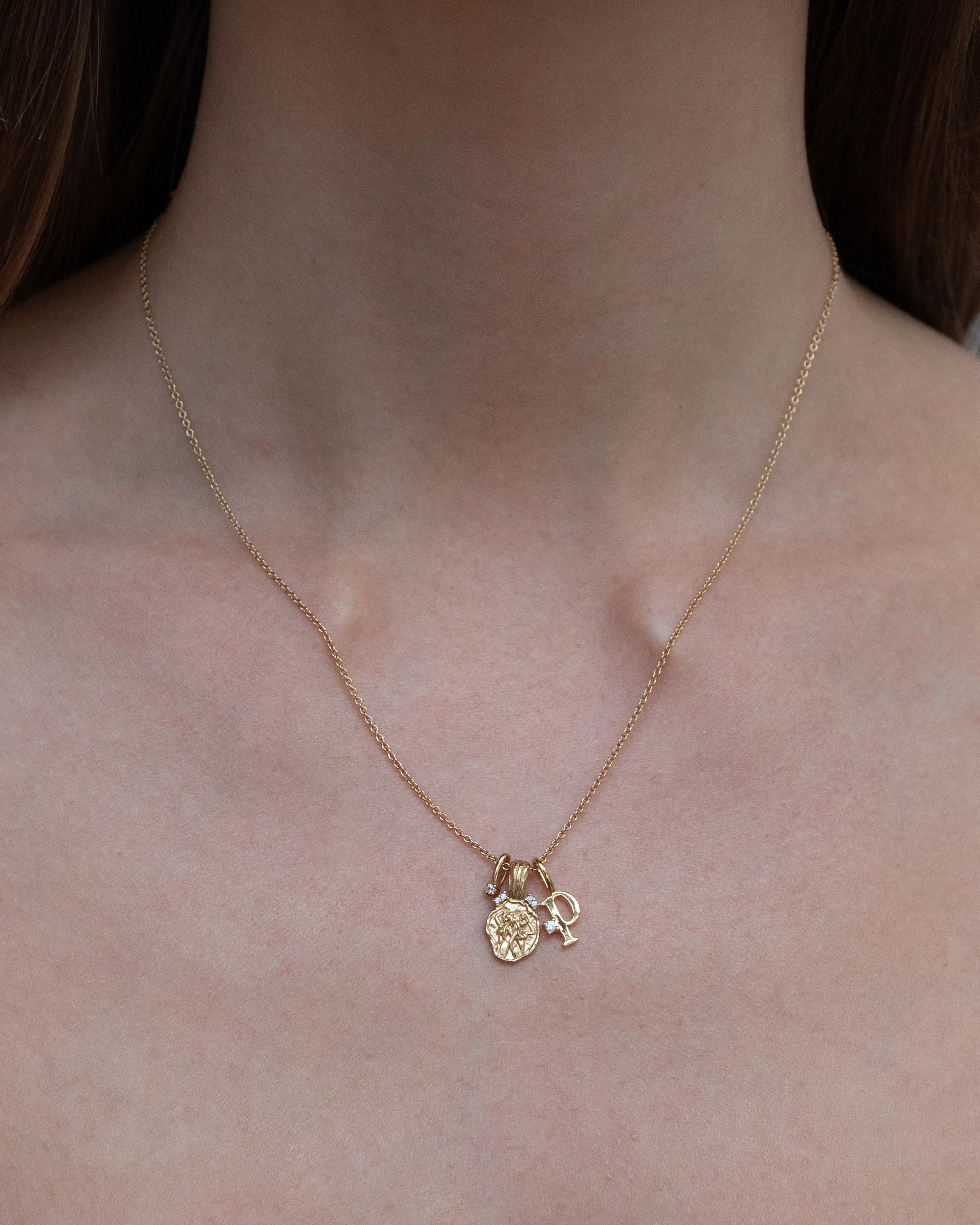 Letter Pendant |  Recycled 14k Gold Vermeil - Image 4