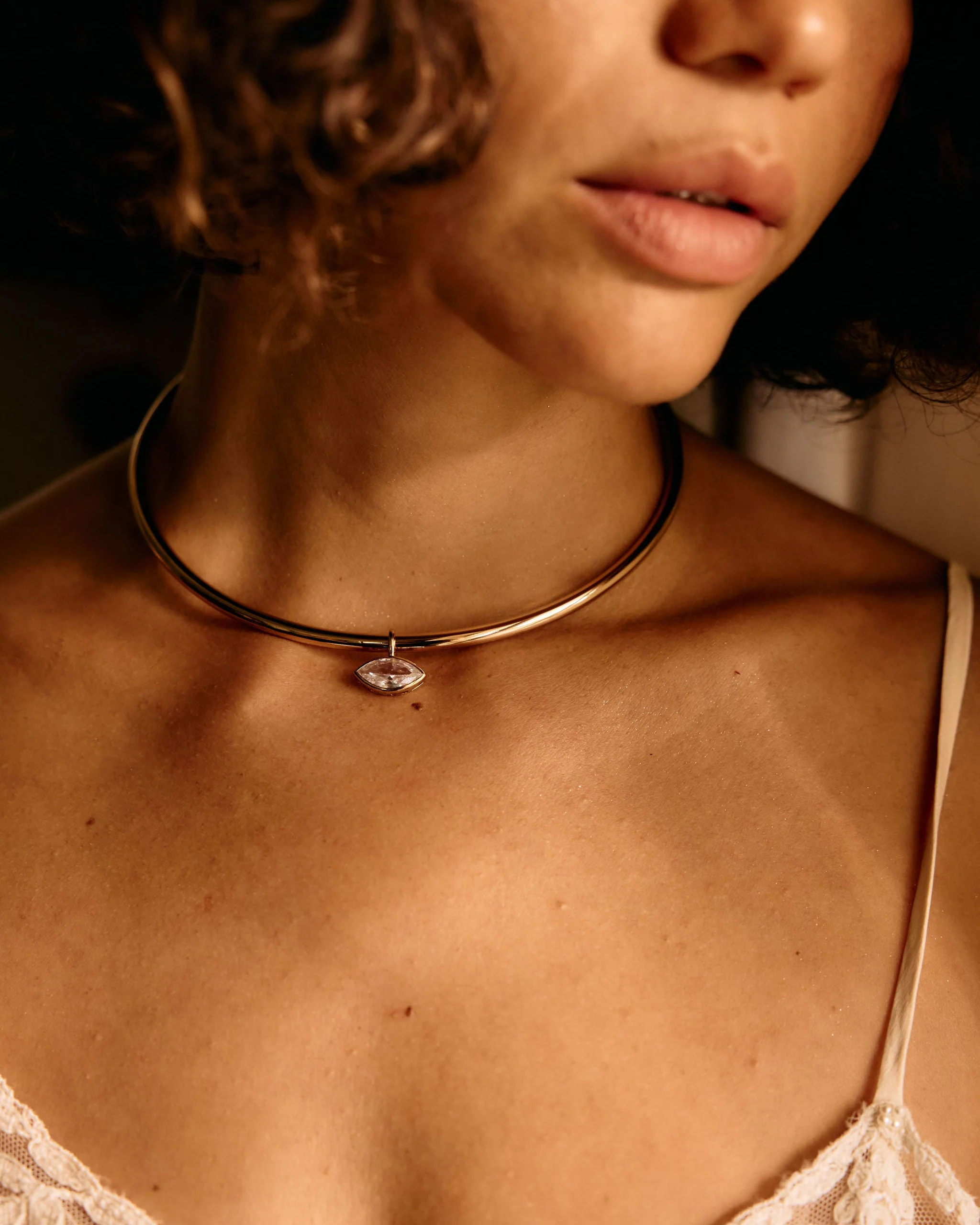 Marquise Bezel Pendant - Image 5