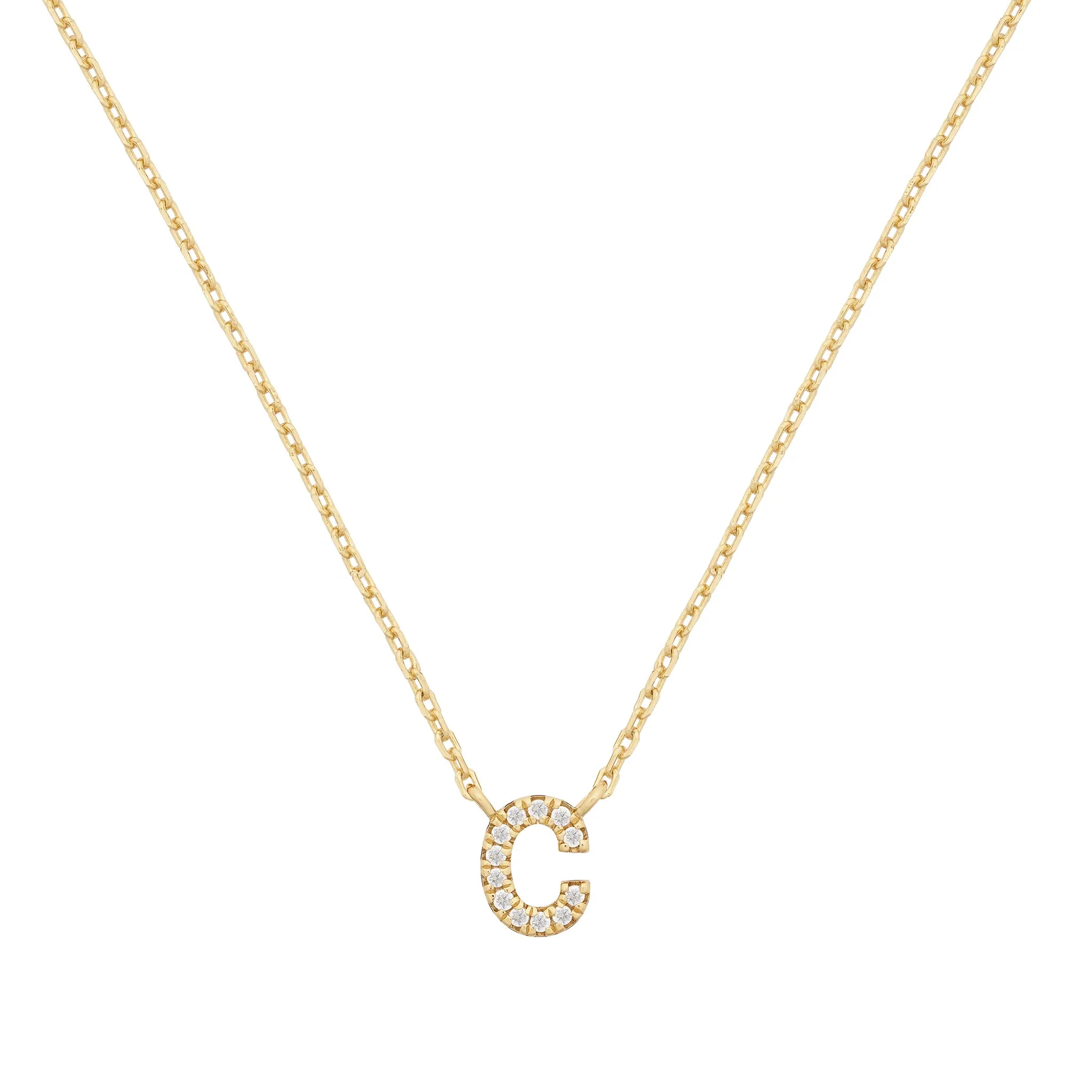 Pavé Initial Necklace - Image 16
