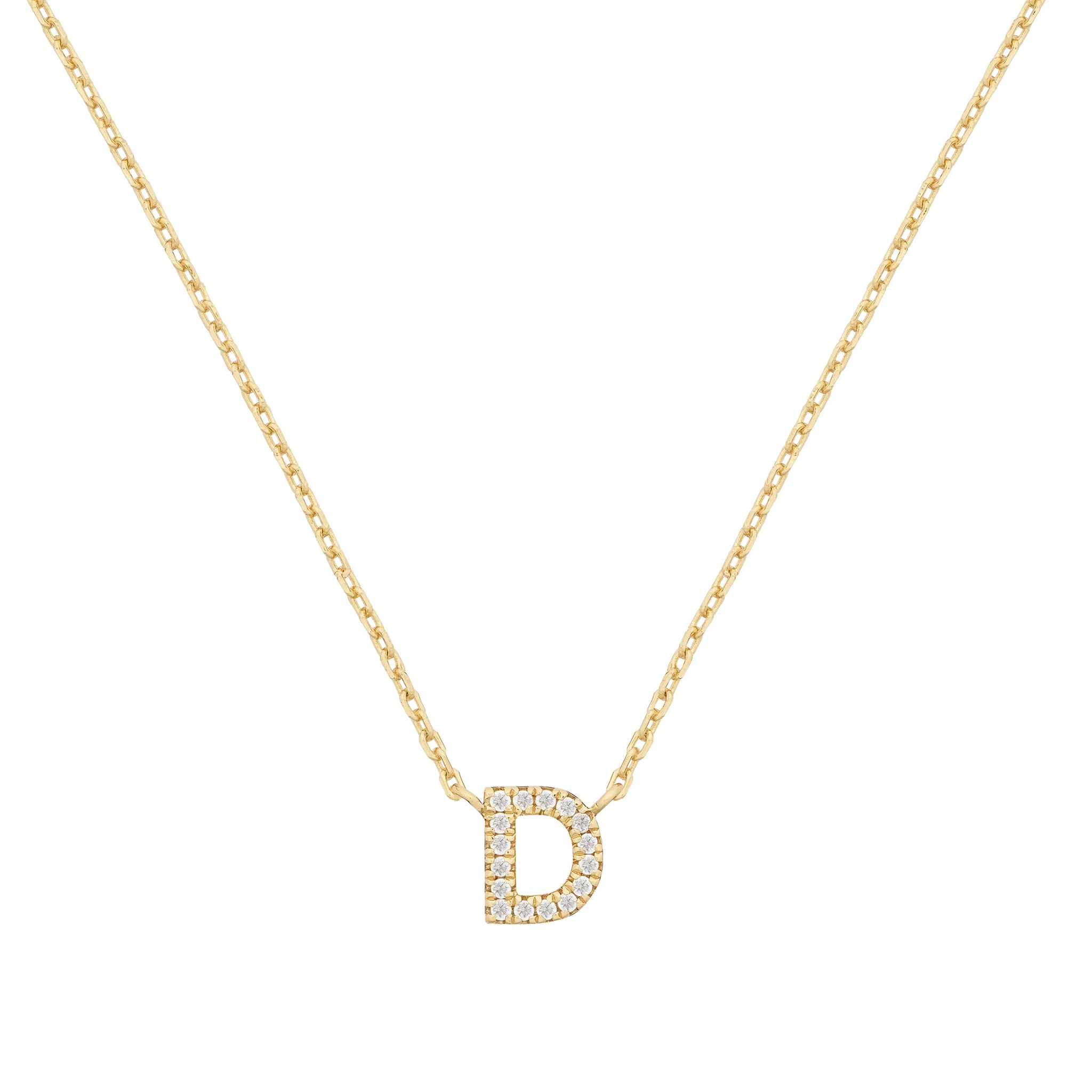 Pavé Initial Necklace - Image 17