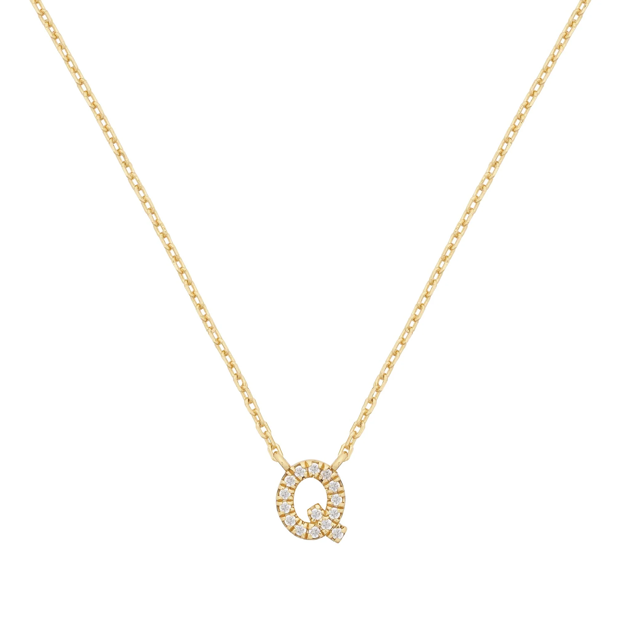 Pavé Initial Necklace - Image 30