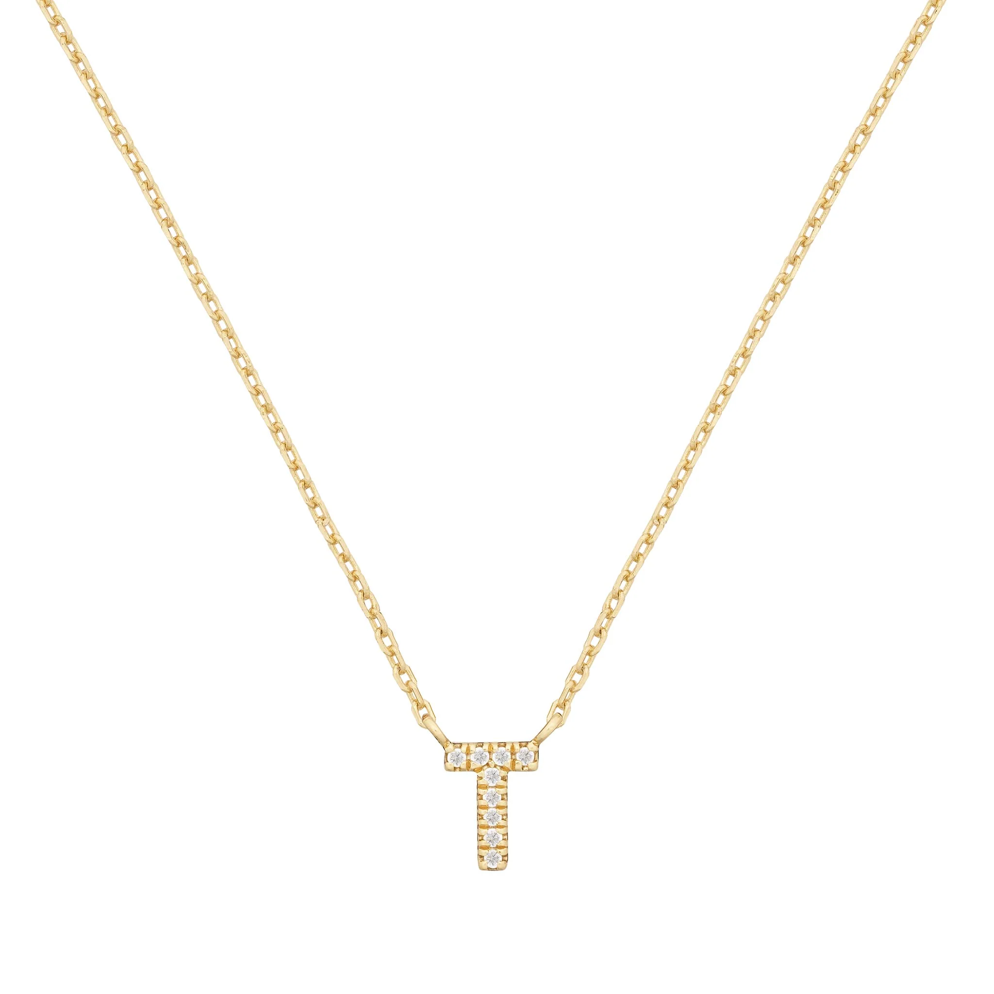 Pavé Initial Necklace - Image 33