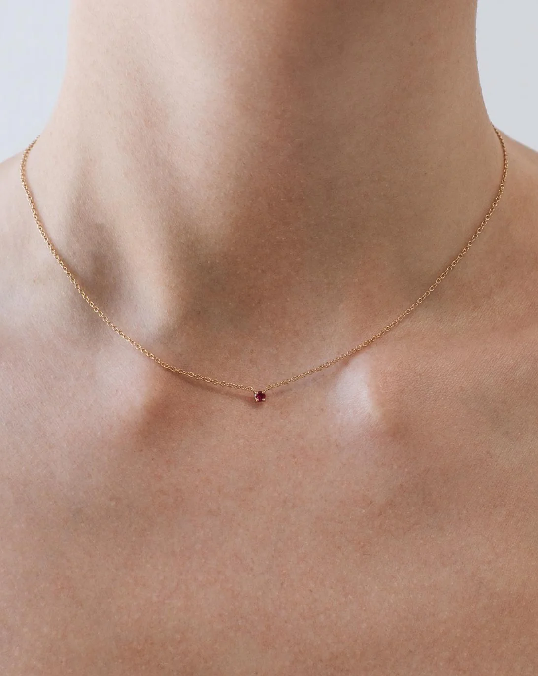 Petite Birthstone Necklace - Image 3