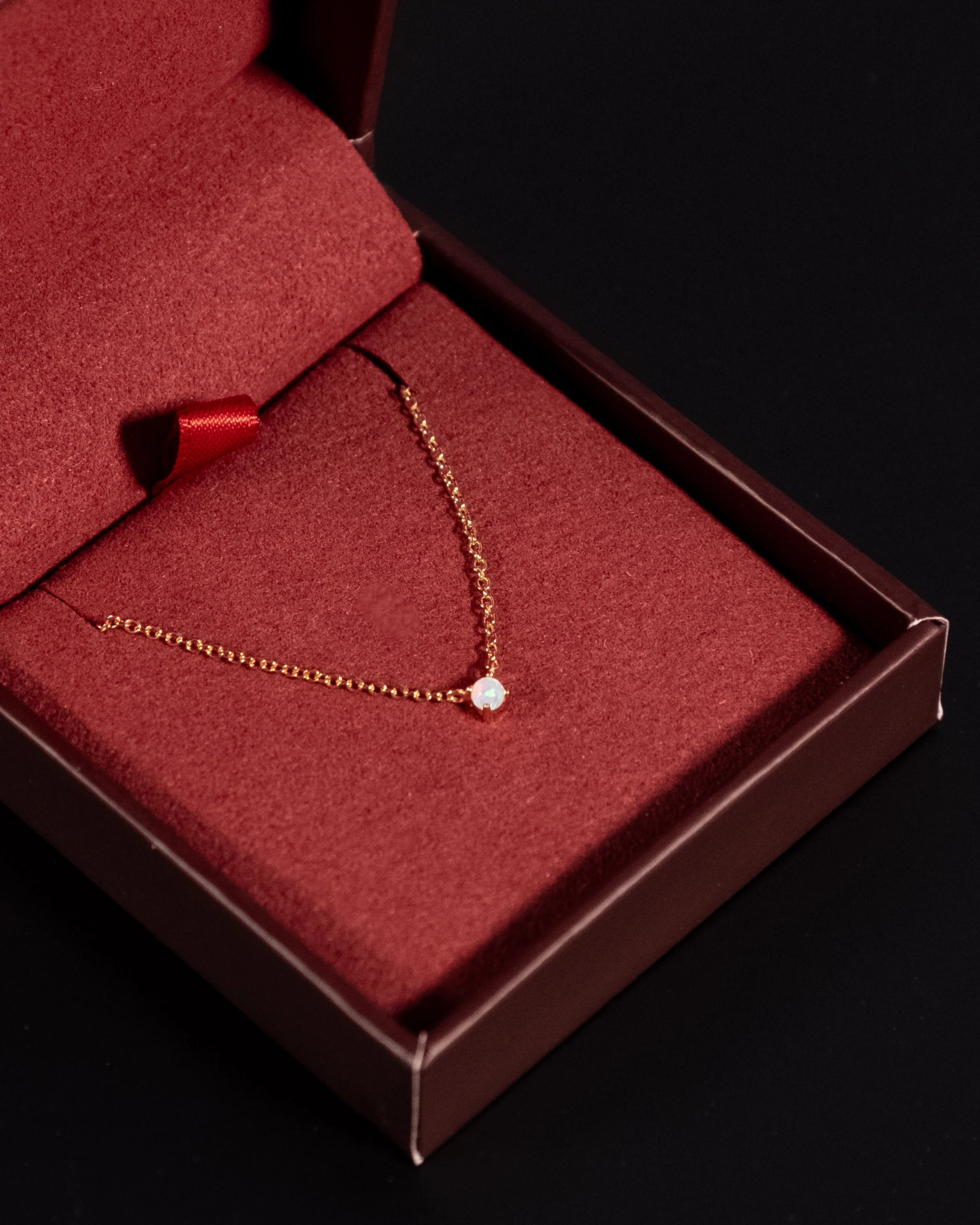 Petite Birthstone Necklace - Image 7