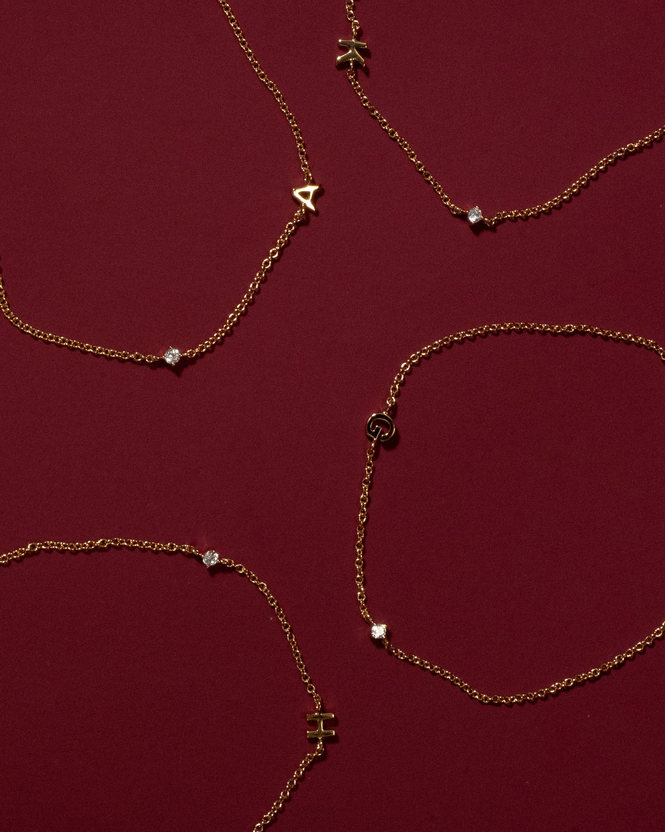 Petite Initial Bracelet - Image 10