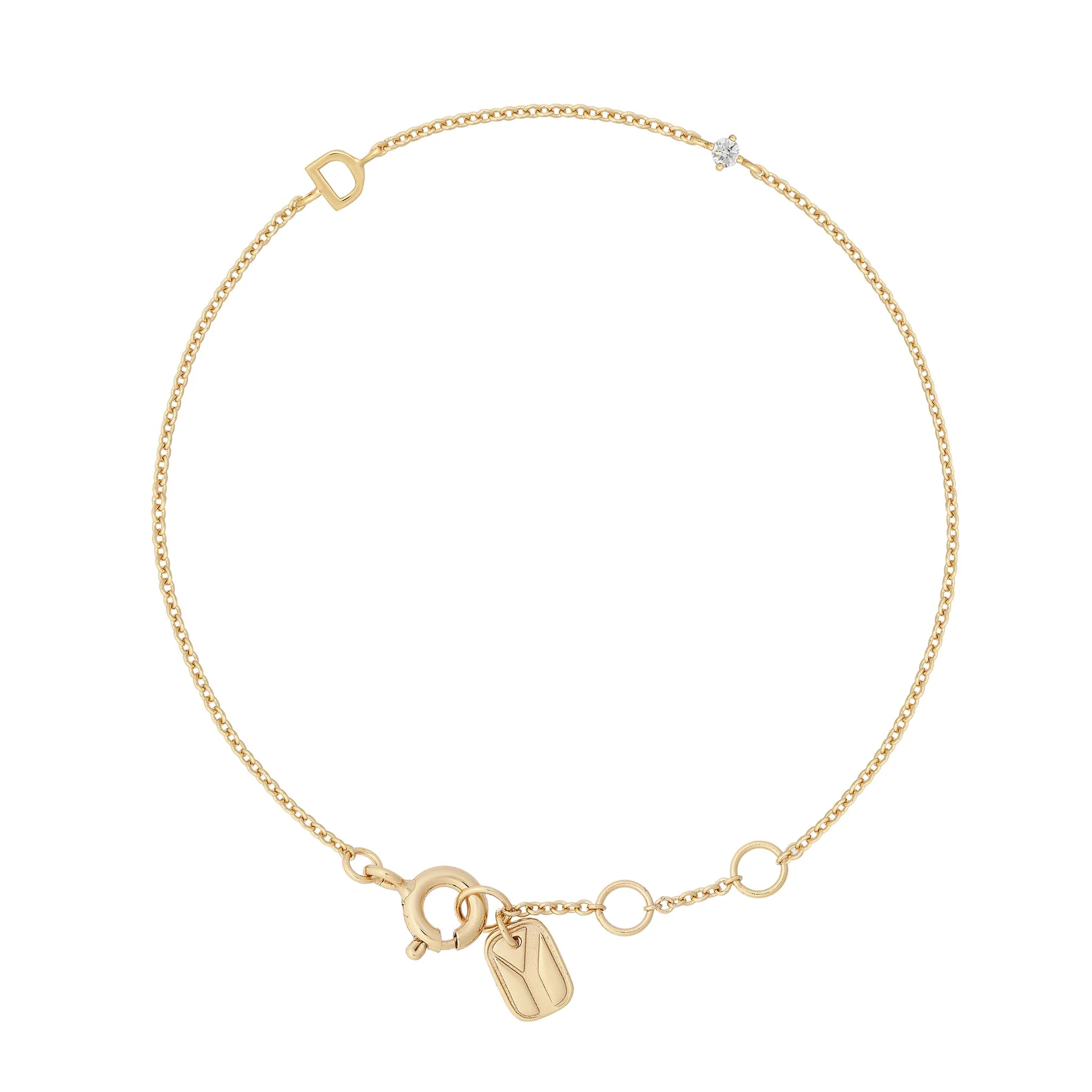 Petite Initial Bracelet - Image 14