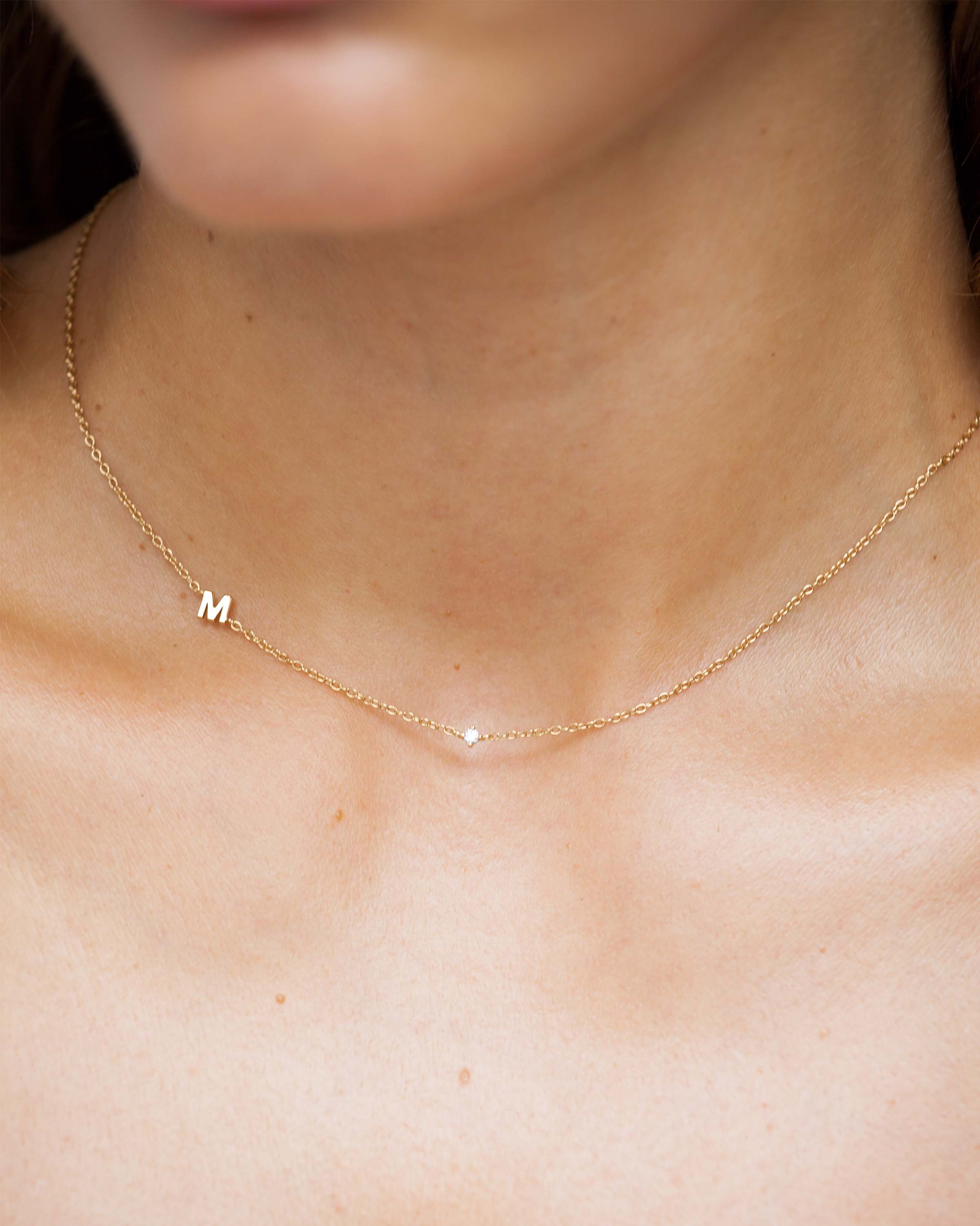 Petite Initial Necklace - Image 10