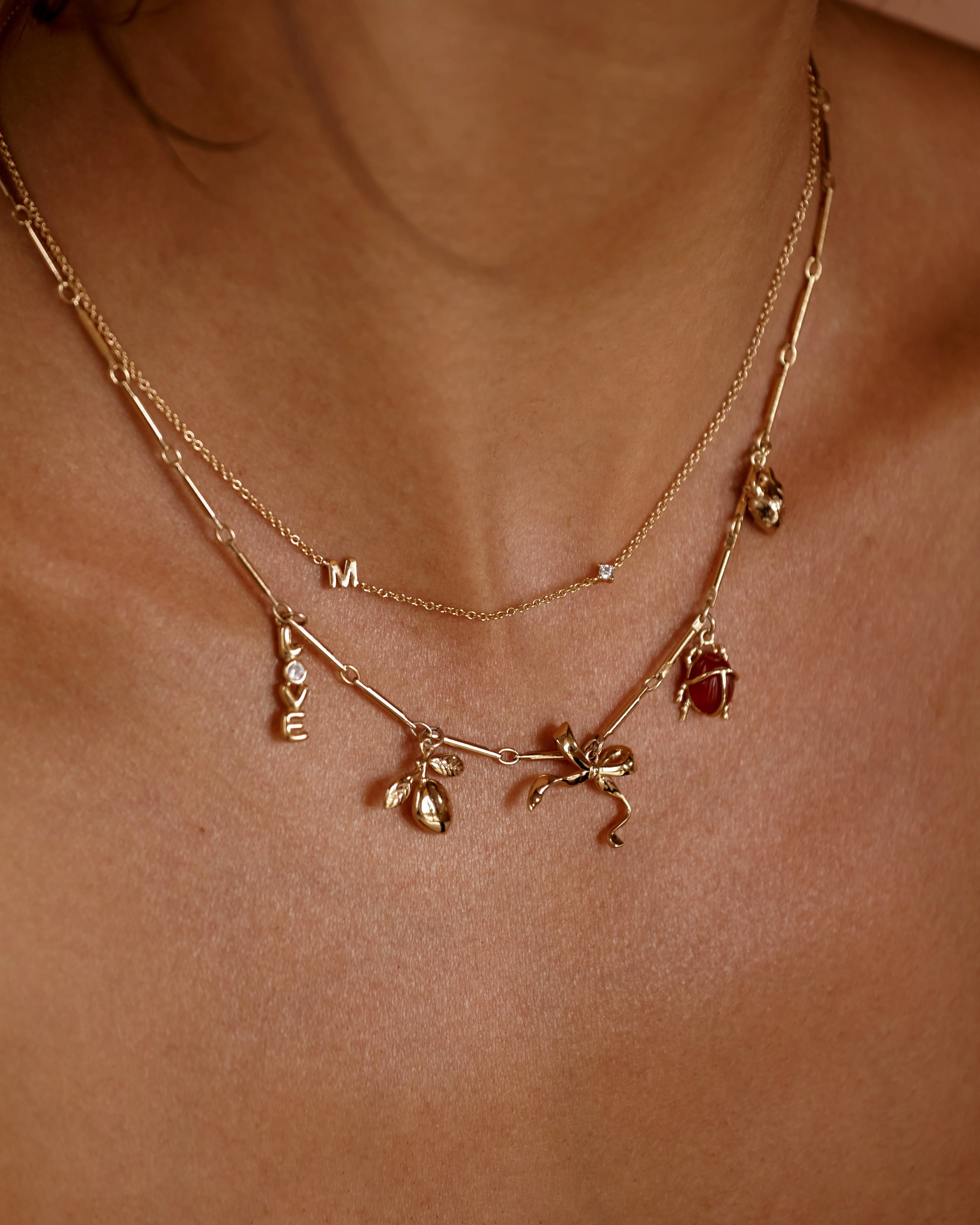 Petite Initial Necklace - Image 5