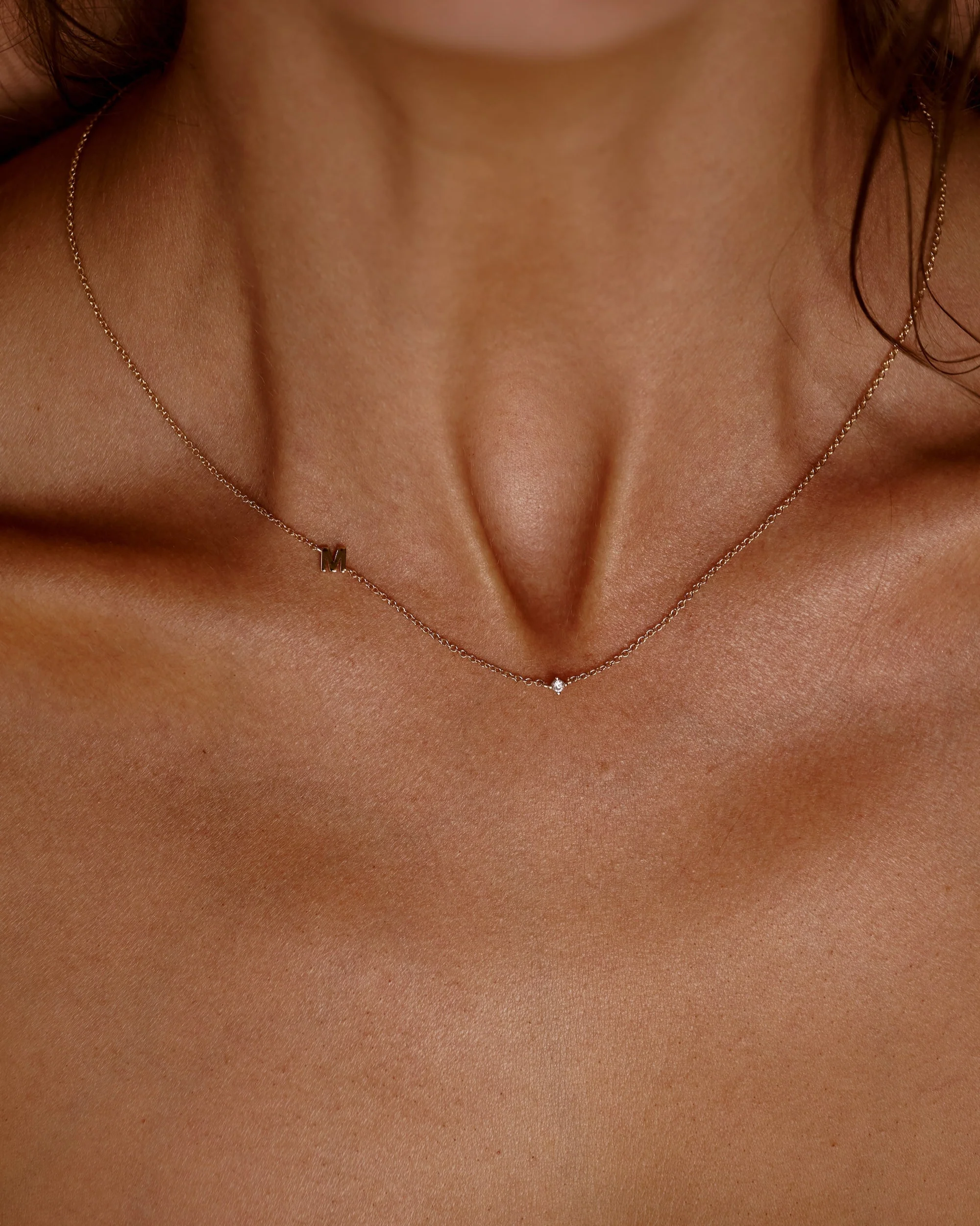 Petite Initial Necklace - Image 7