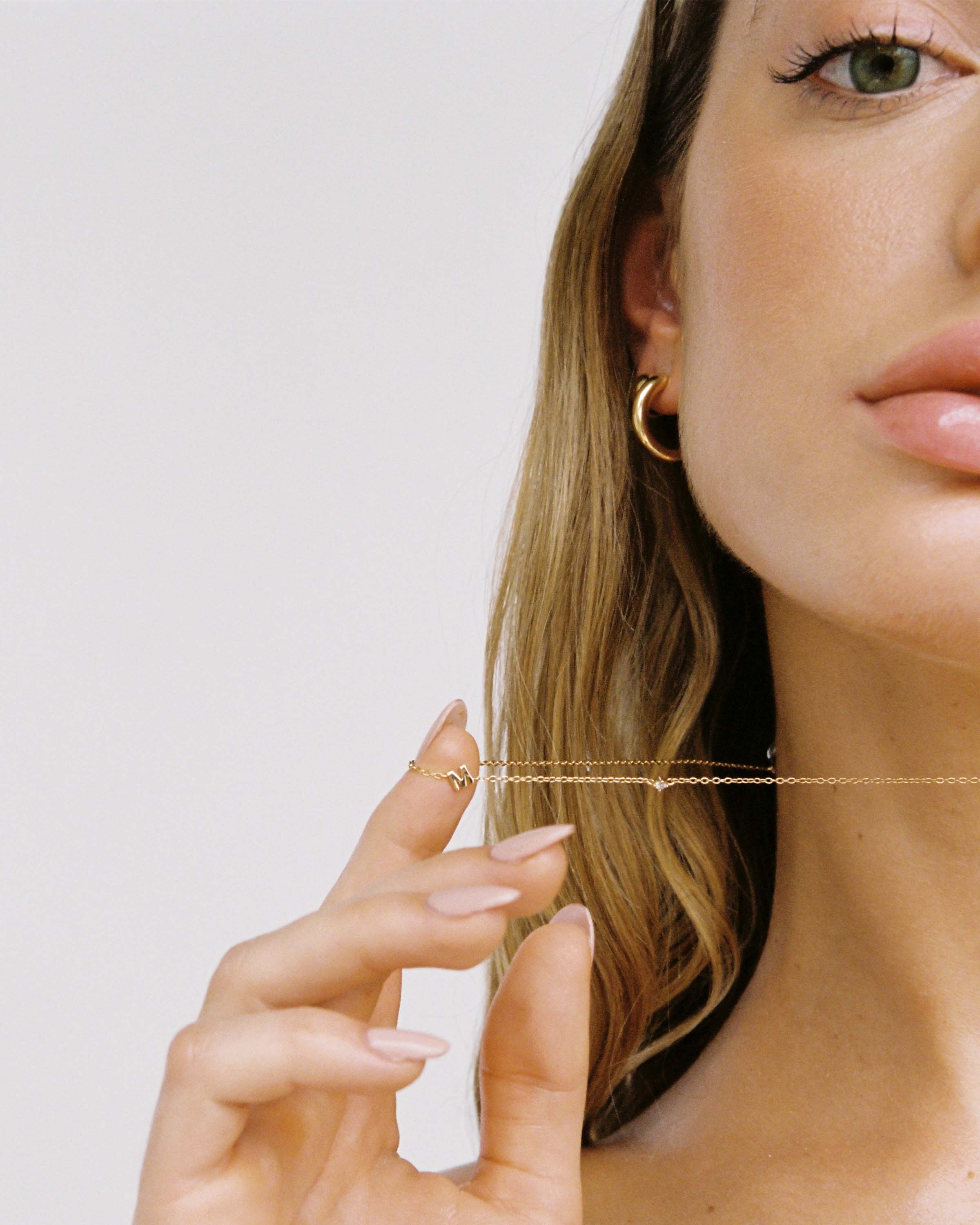 Petite Initial Necklace - Image 9