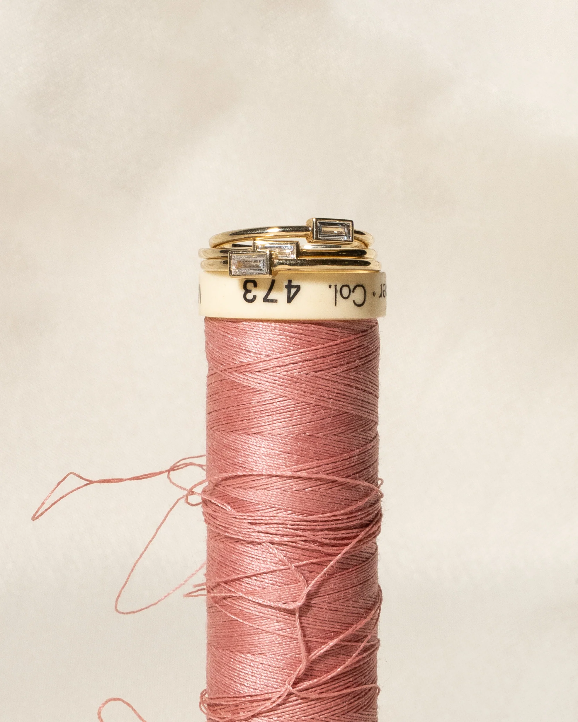 Pinky Emerald Ring | 9k Solid Gold - Image 4