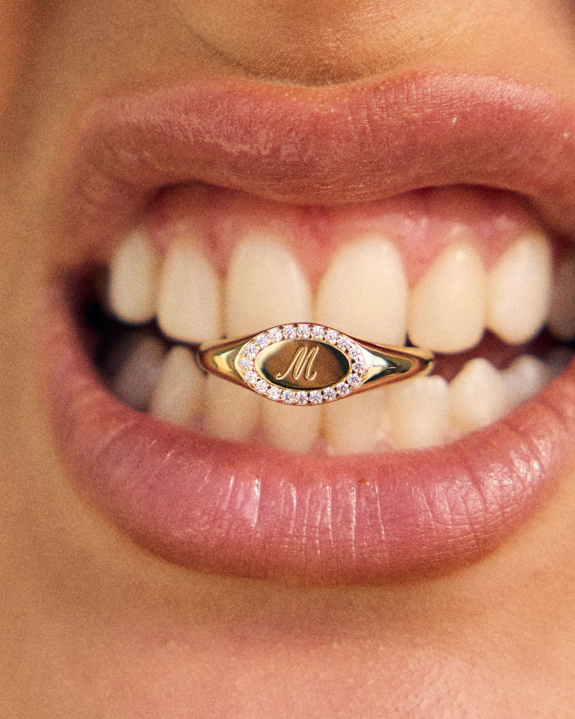 Pinky Initial Signet Ring - Image 5