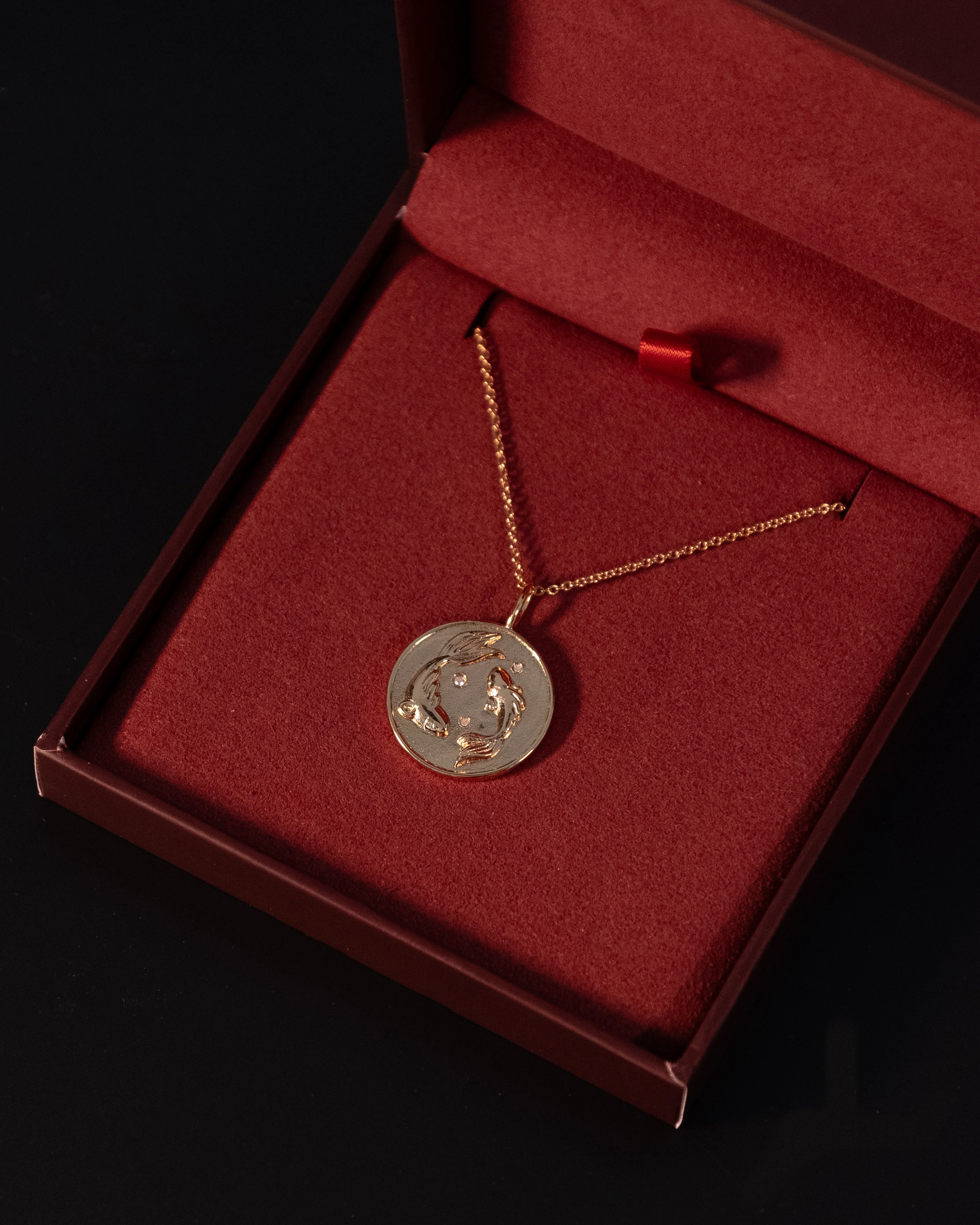 Pisces Zodiac Necklace - Image 3