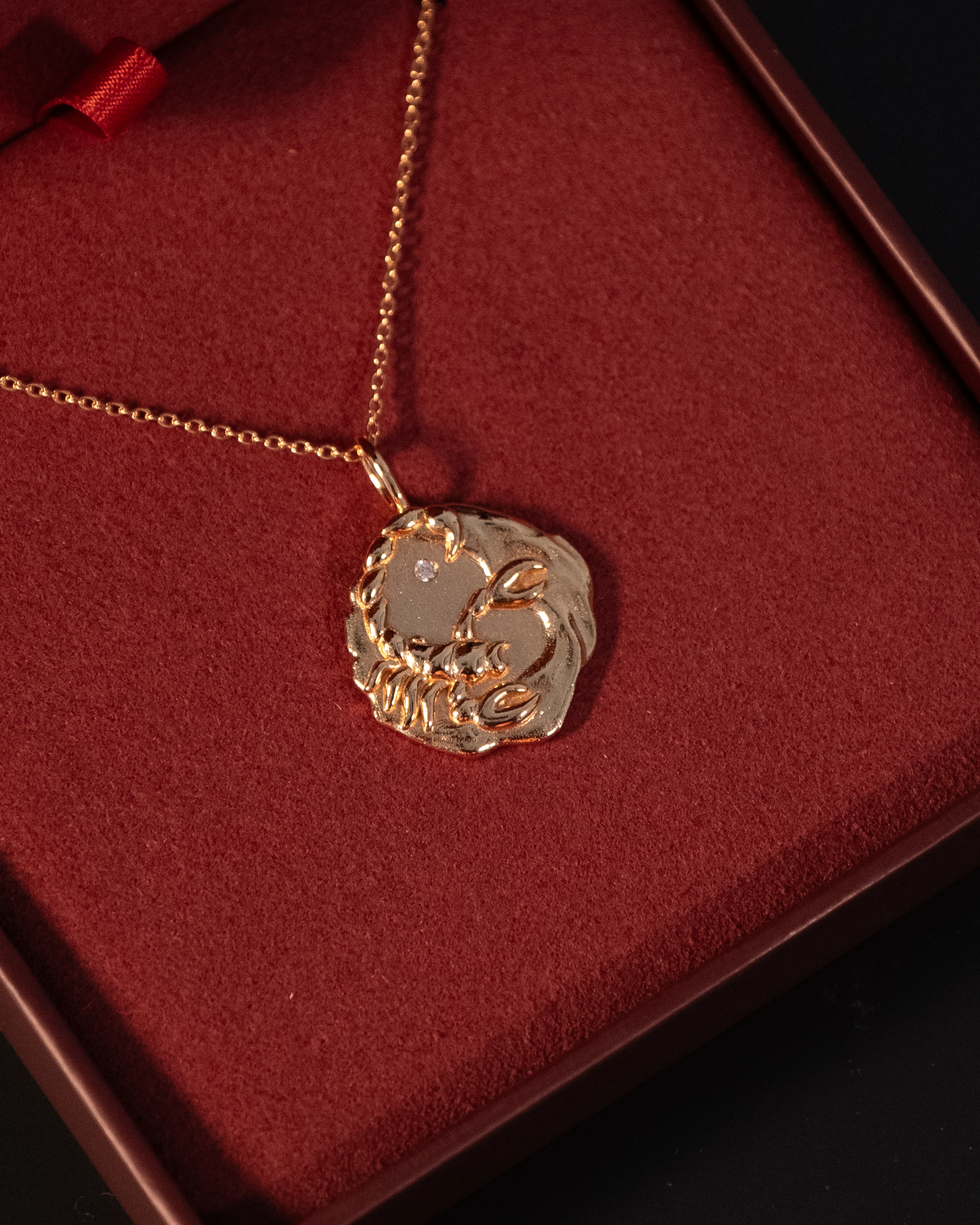 Scorpio Zodiac Necklace - Image 3