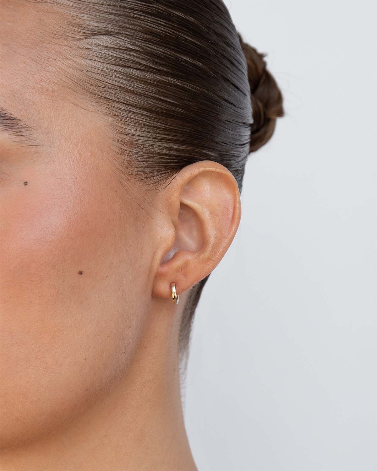 10mm Sleeper Hoops | 9k Solid Gold - Image 3