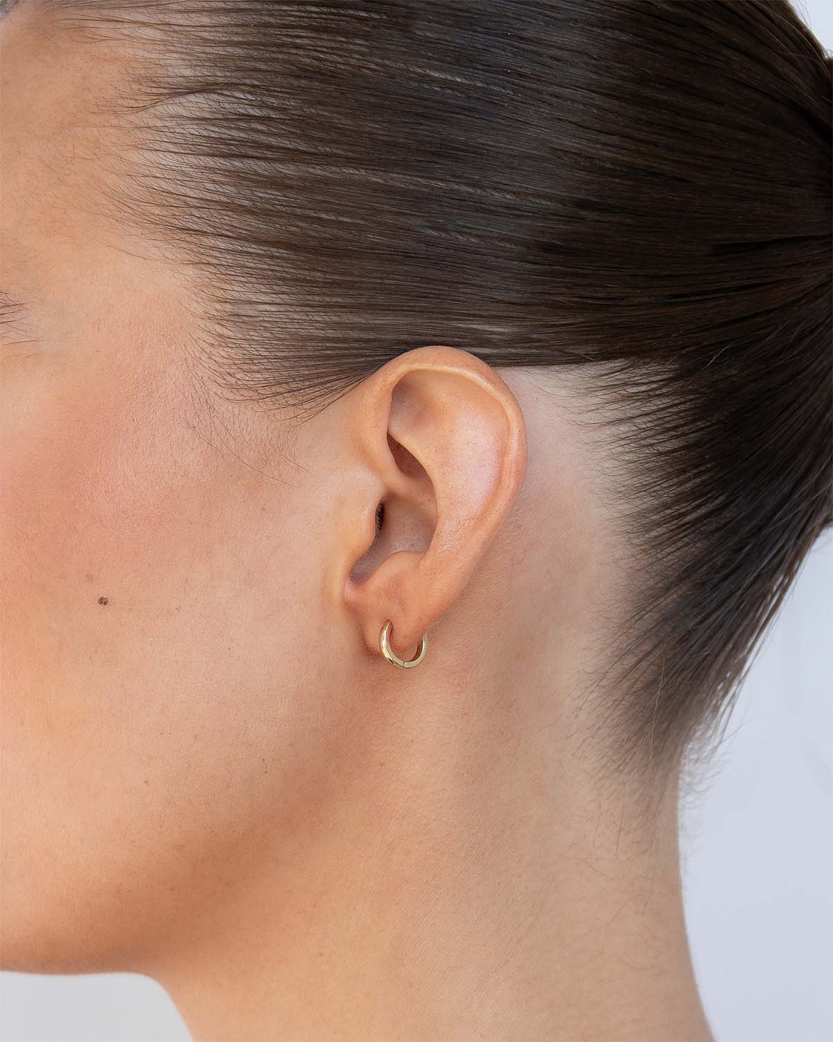 10mm Sleeper Hoops | 9k Solid Gold - Image 8
