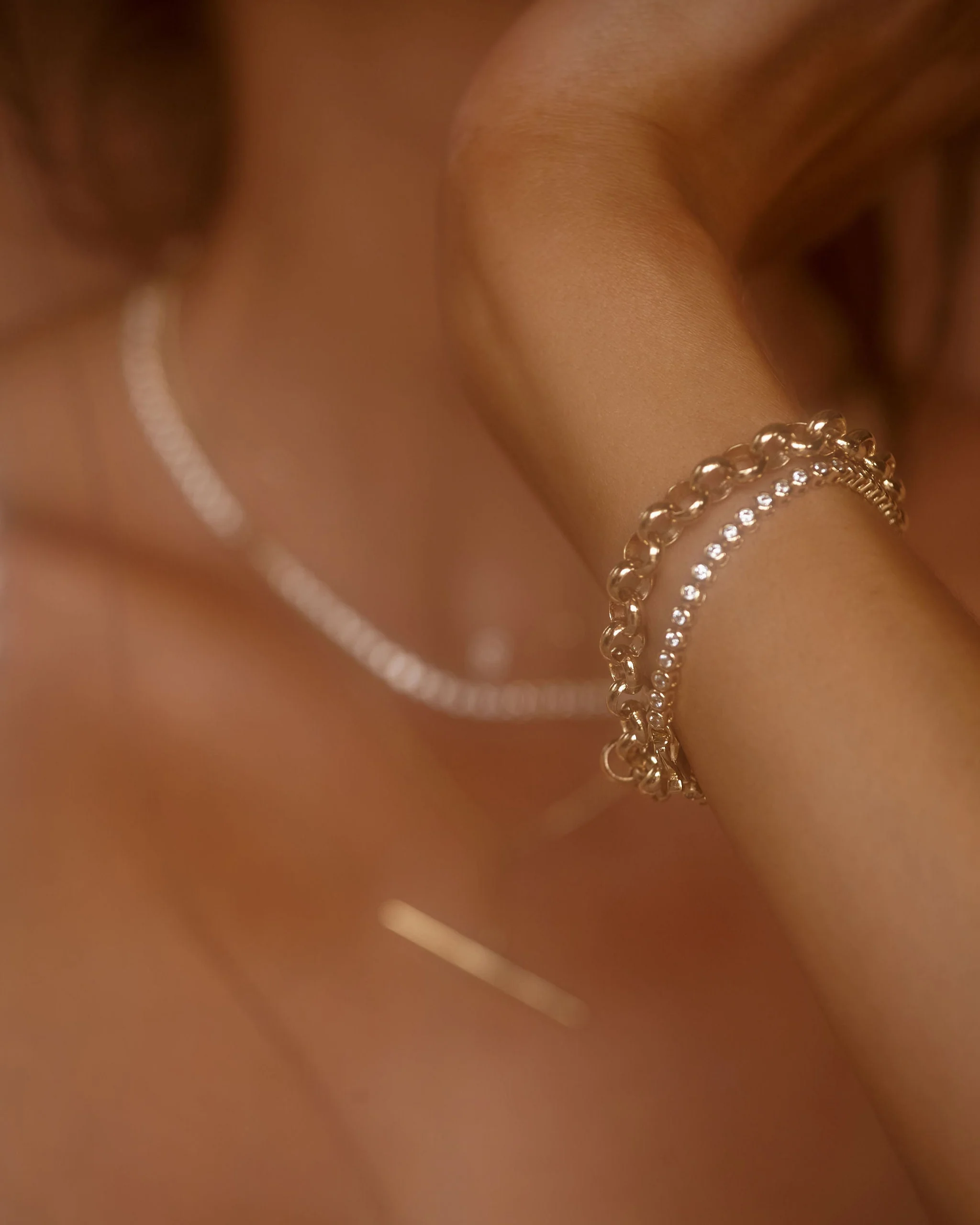 Vintage Bezel Tennis Bracelet - Image 6